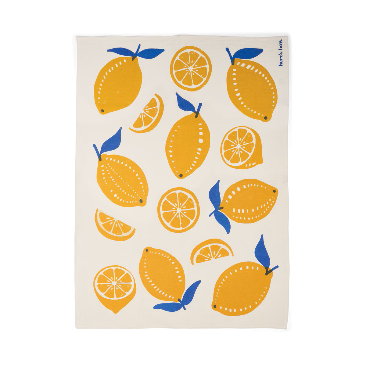 HERE'S HOW THE EMMY TEA TOWEL - LEMONS