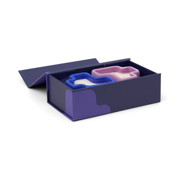 PADDYWAX 2 JIGSAW CANDLES - WISTERIA & EMBER RESIN