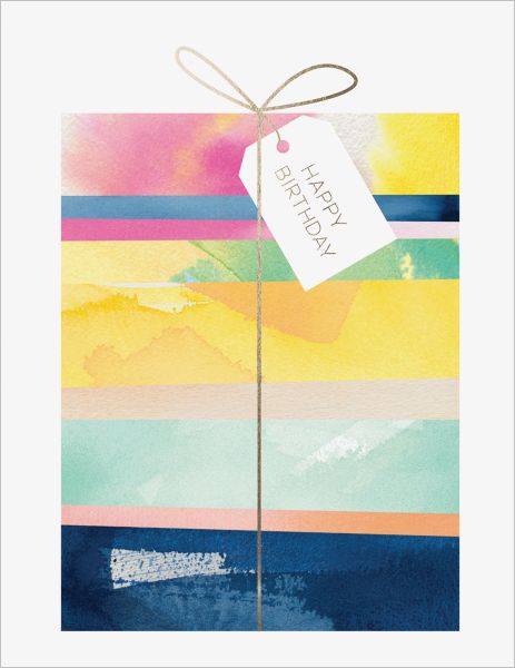 E FRANCES CARD GIFTWRAPPED