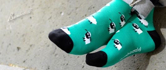 BAMBOOZLD SOCKS BLACK SHEEP SIZE 7-11