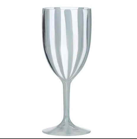 CABANA ACRYLIC WINE GLASS BLUE