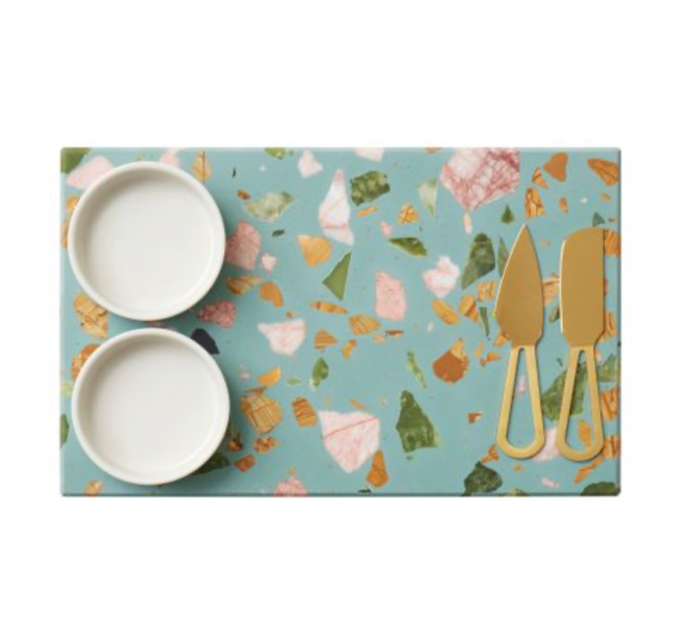 JEWEL 5 PIECE TERRAZZO/CERAMIC SET