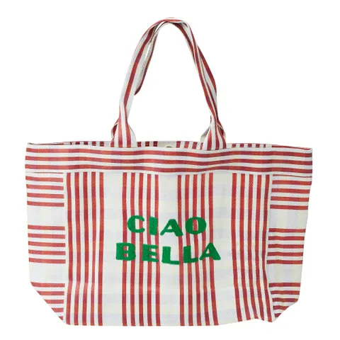 RECYCLED LARGE TOTE CIAO
