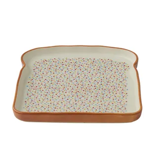 FAIRY BREAD CERAMIC PLATE