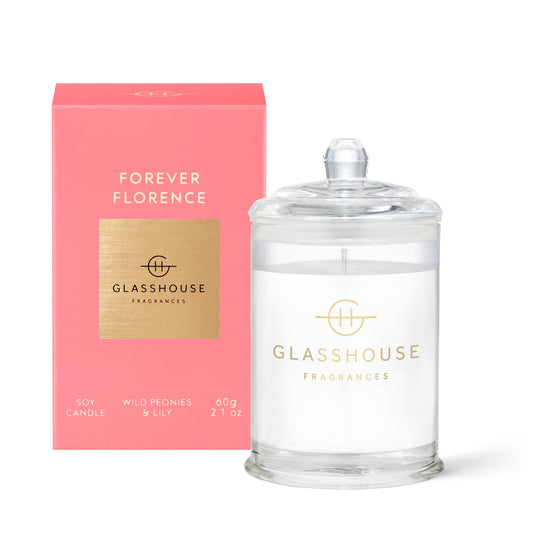 GLASSHOUSE MINI CANDLE FOREVER FLORENCE 60G