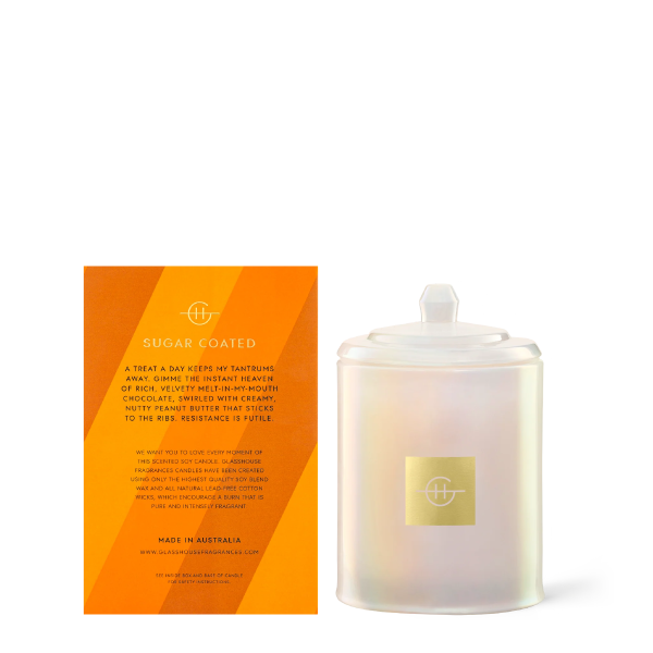 GLASSHOUSE CANDLE PEANUT BUTTER CUPS 380G