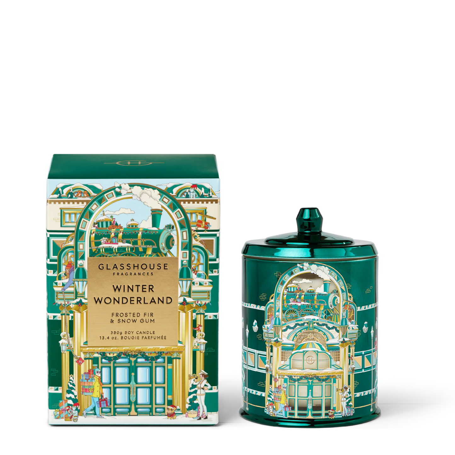 GLASSHOUSE CHRISTMAS CANDLE WINTER WONDERLAND