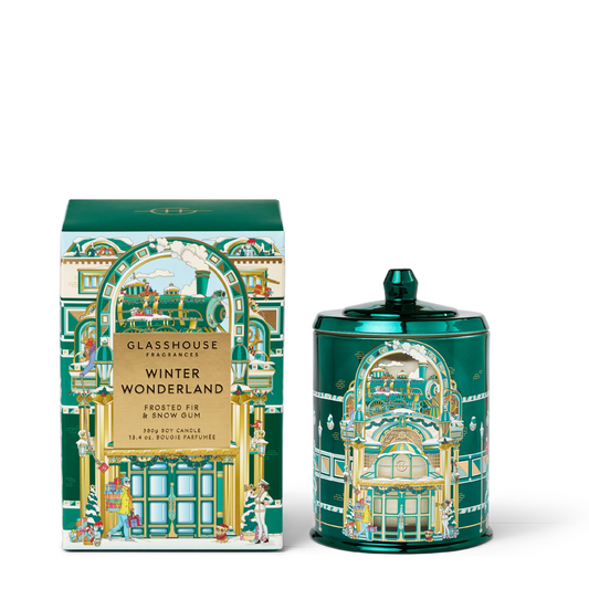 GLASSHOUSE CHRISTMAS CANDLE WINTER WONDERLAND