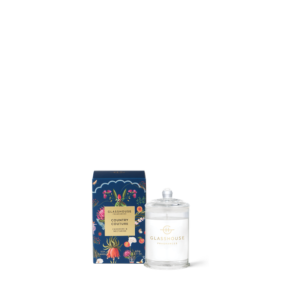 GLASSHOUSE MINI CANDLE COUNTRY COUTURE 60G