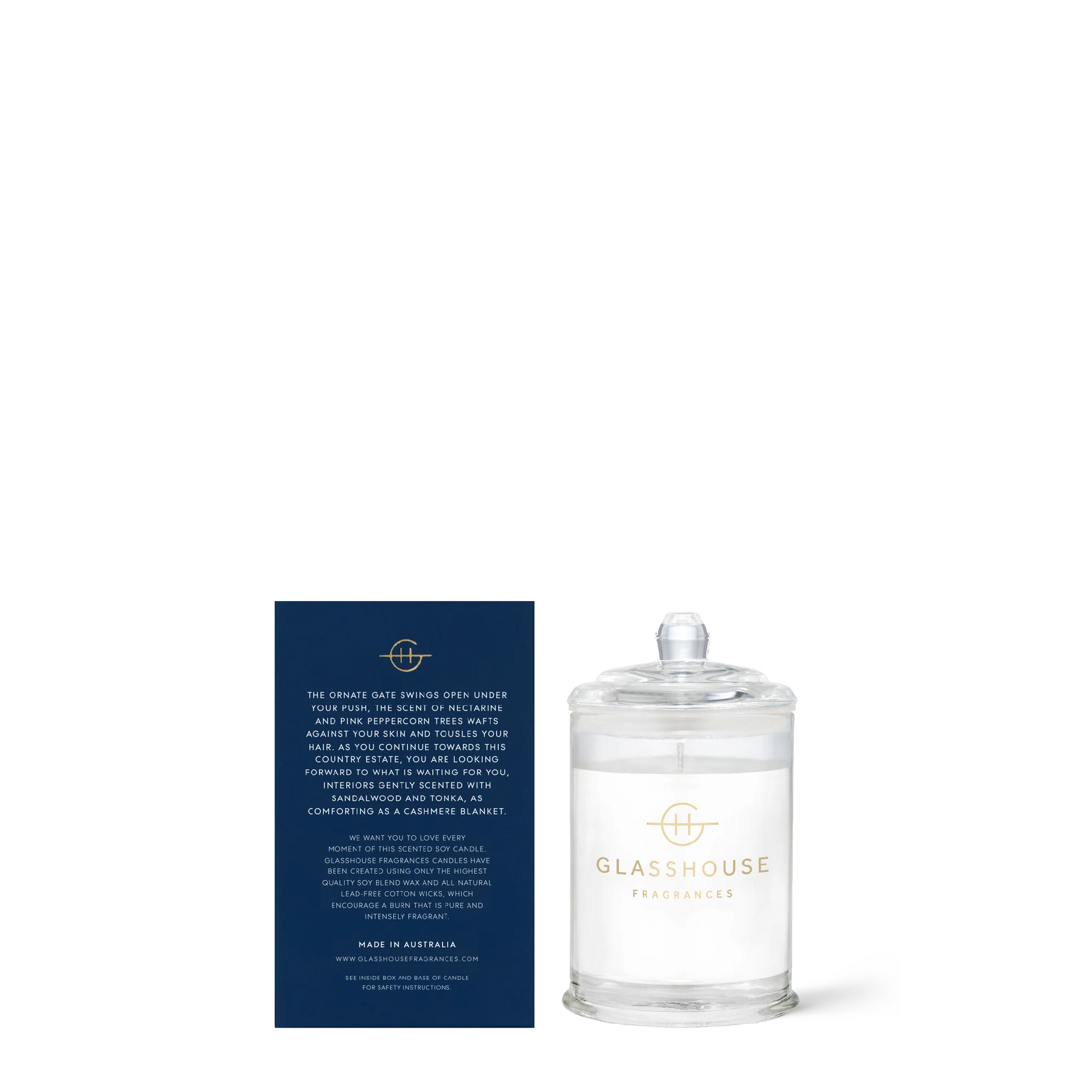 GLASSHOUSE MINI CANDLE COUNTRY COUTURE 60G
