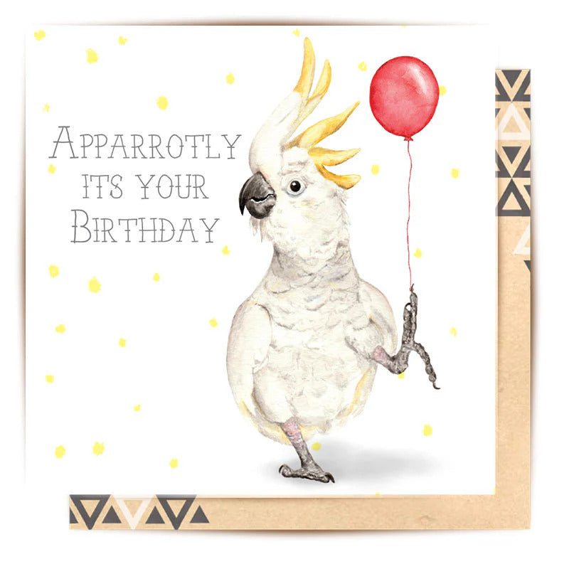LALA CARD APPARROTLY ITS YOUR BIRTHDAY