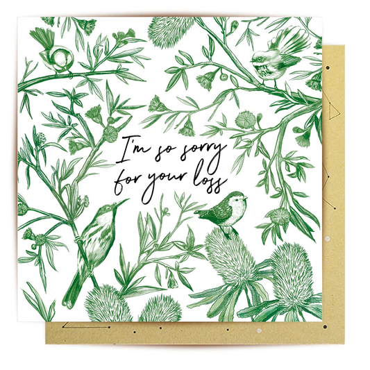 LALA CARD BIRDS AND BRANCHES
