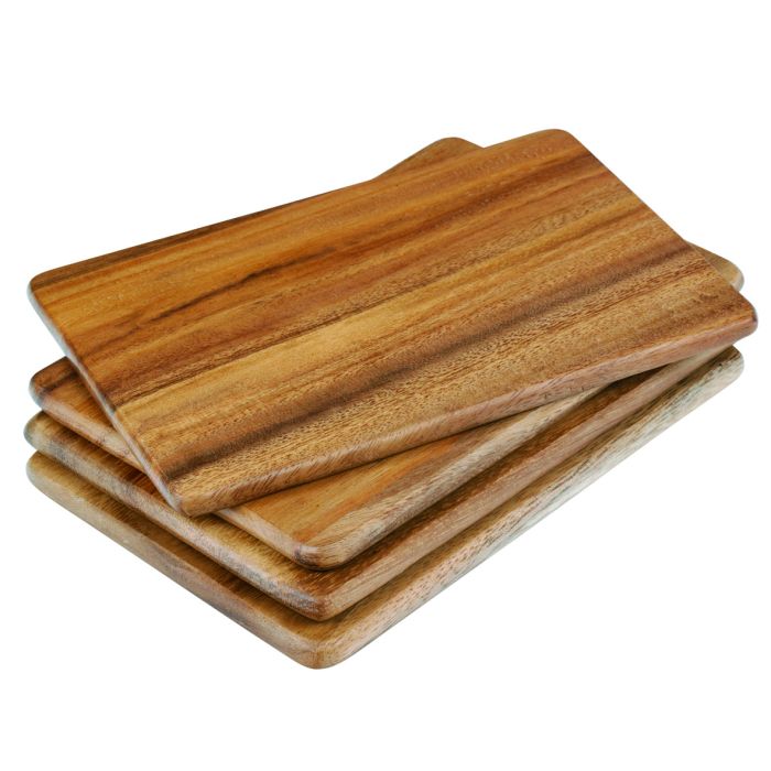 ACACIA SERVING BOARD SET 4