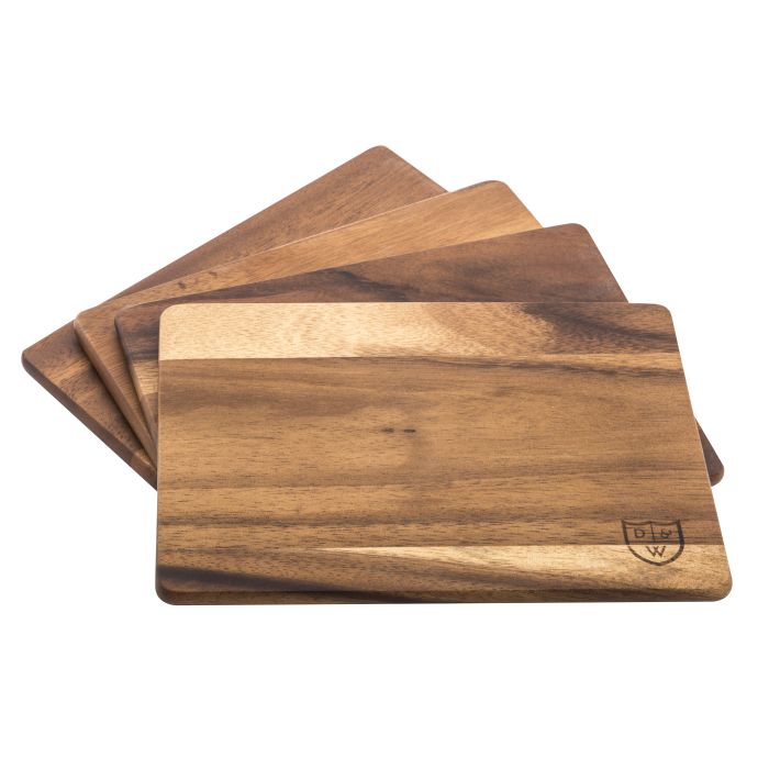 ACACIA SERVING BOARD SET 4