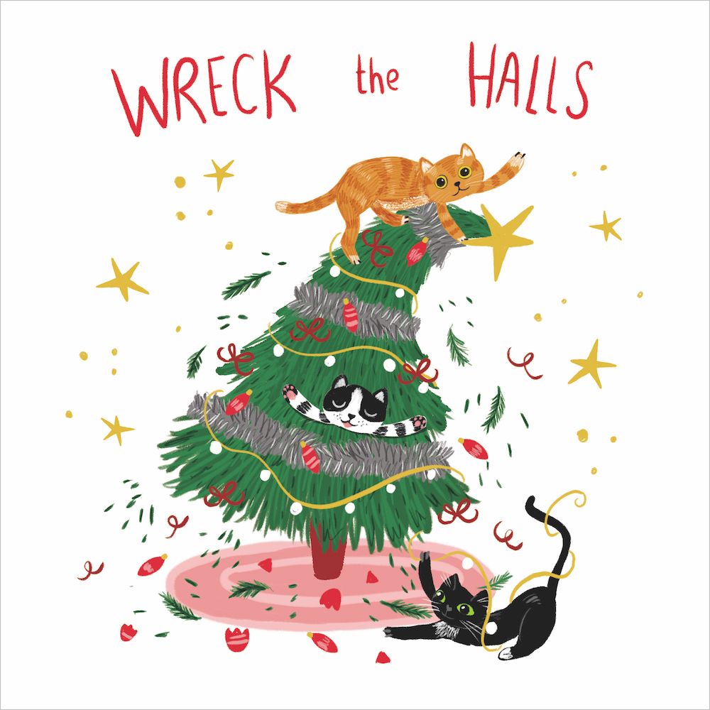 CHARITY CHRISTMAS CARD PACK CMRI - WRECK THE HALLS
