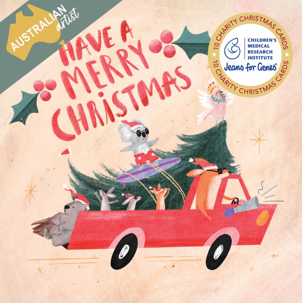 CHARITY CHRISTMAS CARD PACK CMRI - CHRISTMAS RIDE