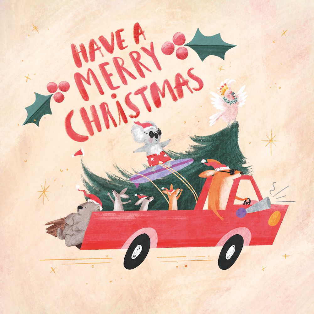 CHARITY CHRISTMAS CARD PACK CMRI - CHRISTMAS RIDE