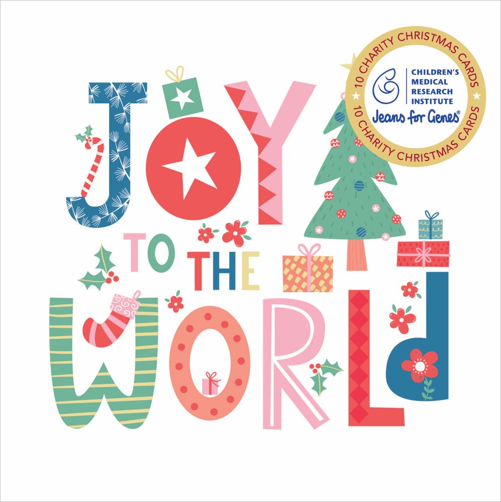 CHARITY CHRISTMAS CARD PACK CMRI - JOY TO THE WORLD