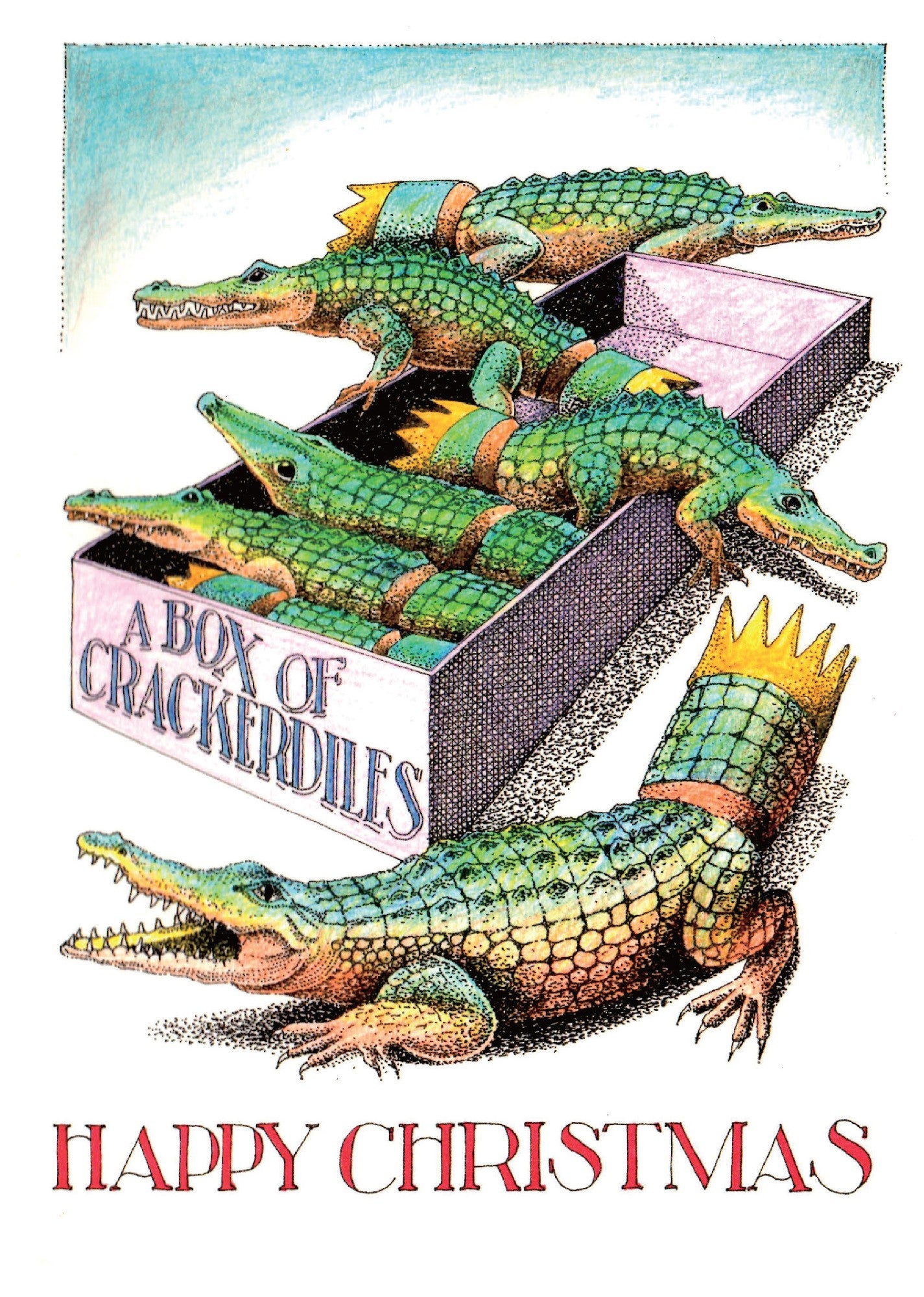 SIMON DREW CARD BOX OF CRACKERDILES