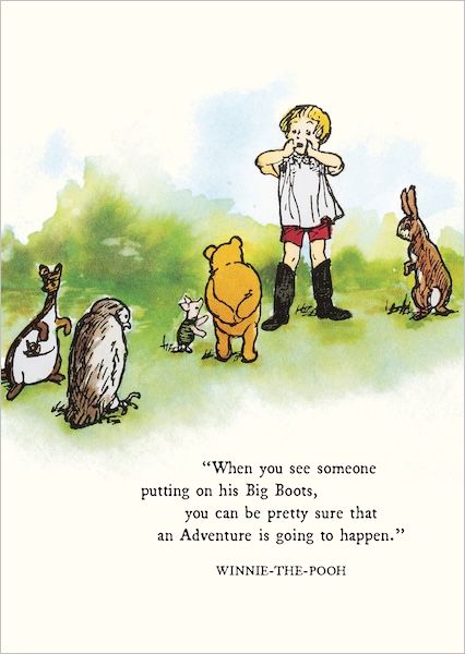 WINNIE CARD BIG BOOTS