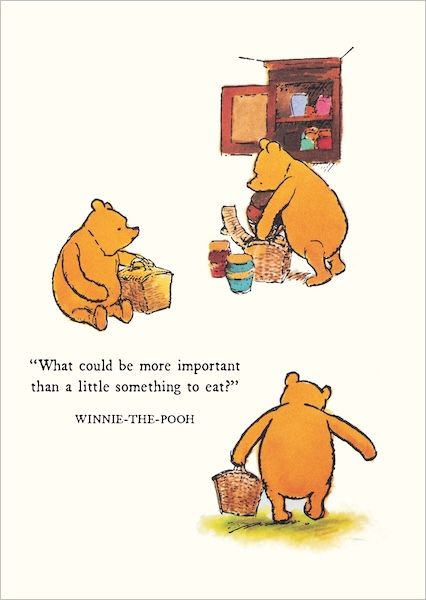 WINNIE CARD SOMETHING TO EAT