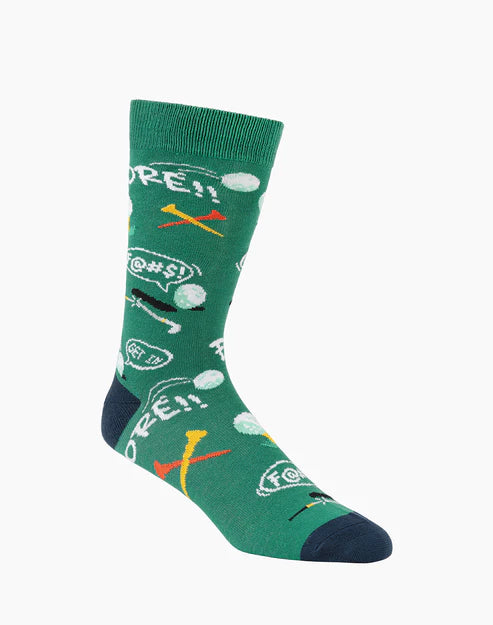 BAMBOOZLD SOCKS GOLF FORE SIZE 7-11