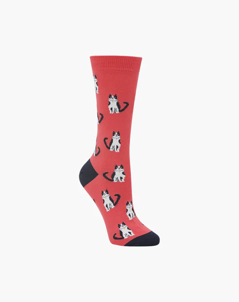BAMBOOZLD SOCKS CAT LADY SIZE 2-8