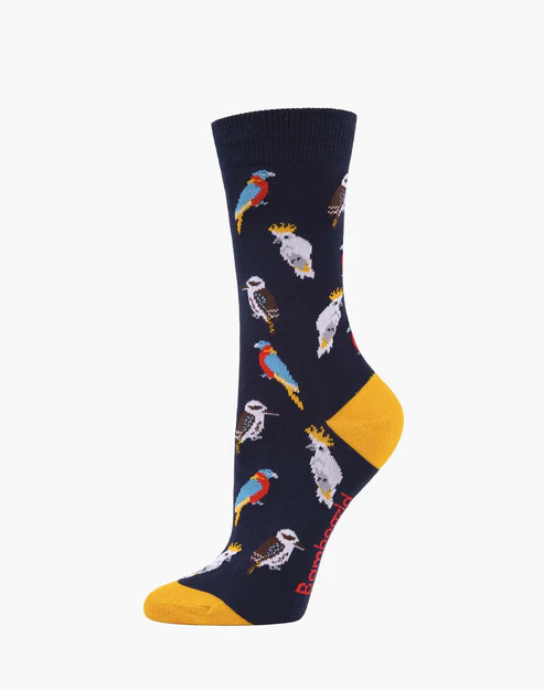 BAMBOOZLD SOCKS AUSSIE BIRDS SIZE 2-8