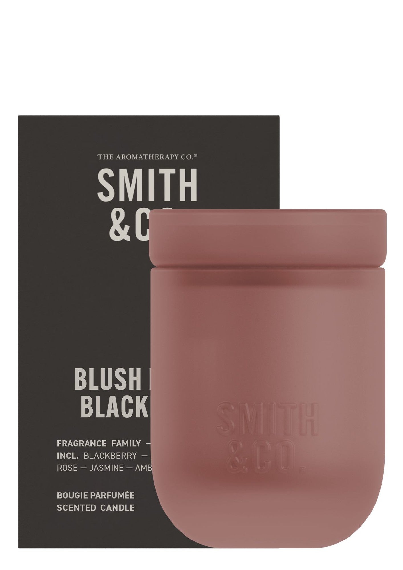 SMITH & CO CANDLE BLUSH ROSE & BLACKBERRY 250G