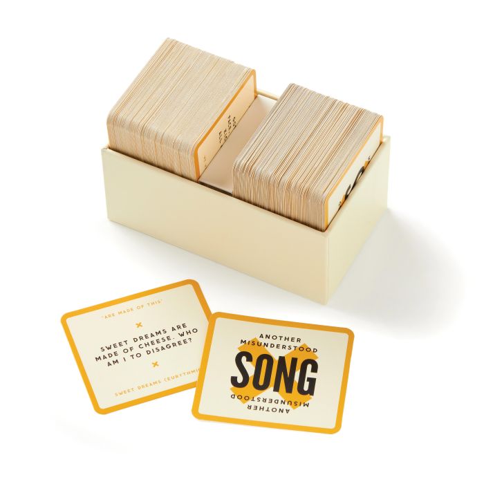 BRASS MONKEY MISUNDERSTOOD SONGS GAME
