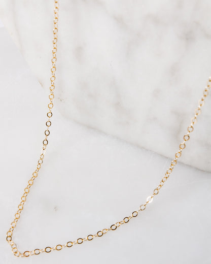 HAND PICKED CHAIN GOLD FILLED 46CM