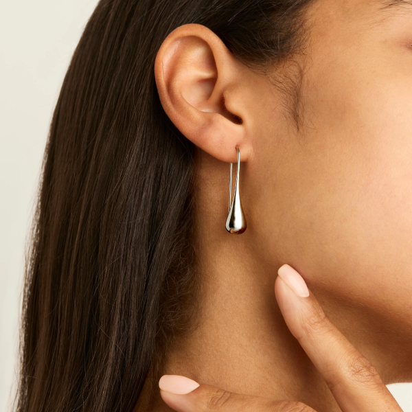 NAJO SILVER TEARDROP EARRING 