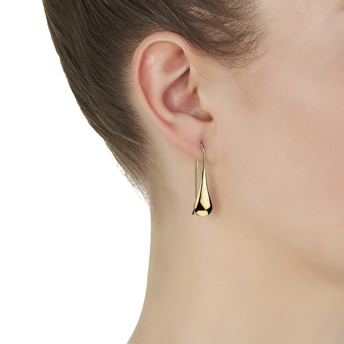 NAJO TEARDROP EARRING GOLD PLATED