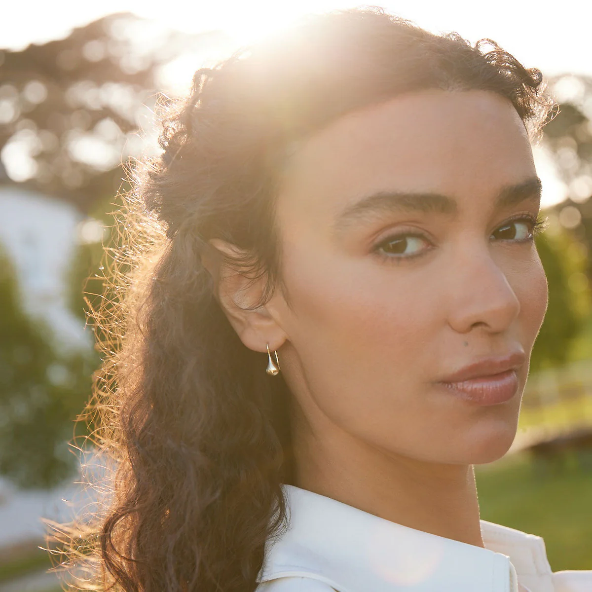 NAJO BABY TEARS EARRING GOLD 