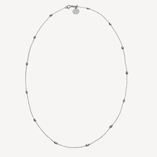 NAJO LIKE A BREEZE OVAL BEADS NECKLACE