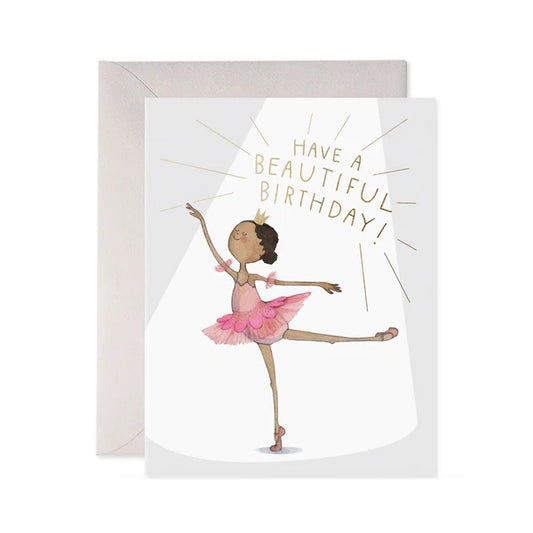 E FRANCES CARD BALLERINA