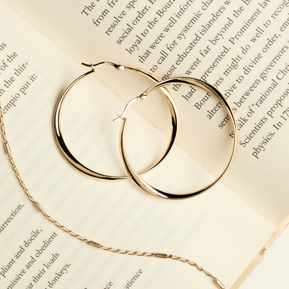 NAJO VESPA HOOP EARRING GOLD