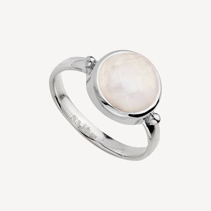 NAJO SILVER RING MOONSTONE LGE