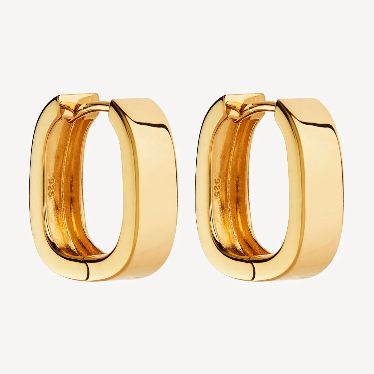 NAJO GOLD PLATED ELYSIUM HOOP EARRING