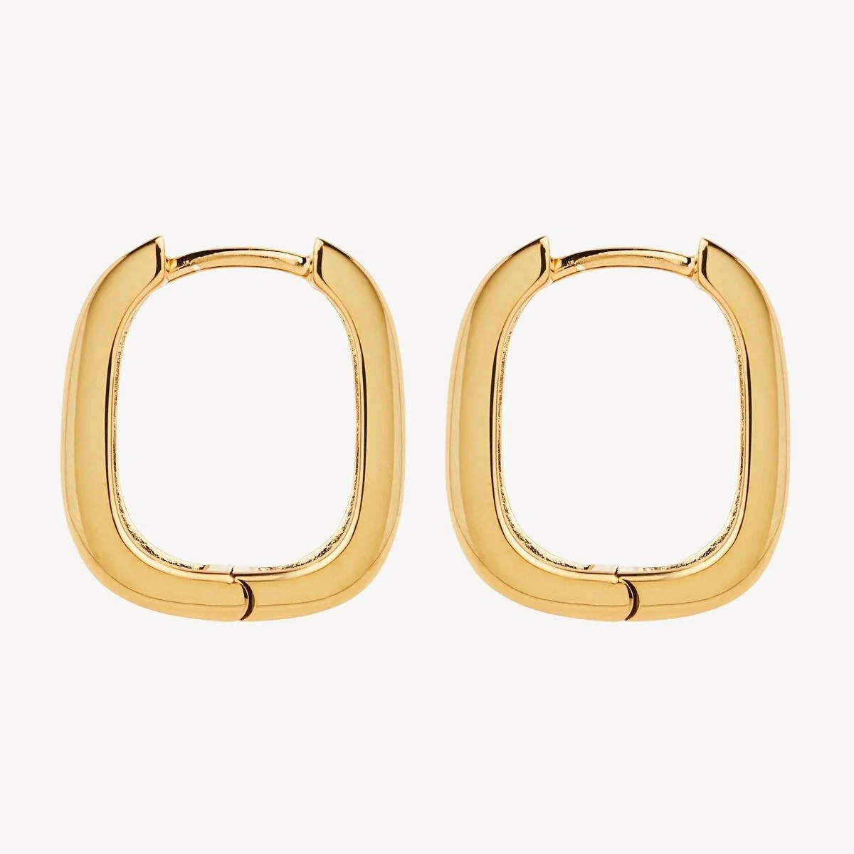 NAJO GOLD PLATED ELYSIUM HOOP EARRING