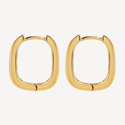 NAJO GOLD PLATED ELYSIUM HOOP EARRING