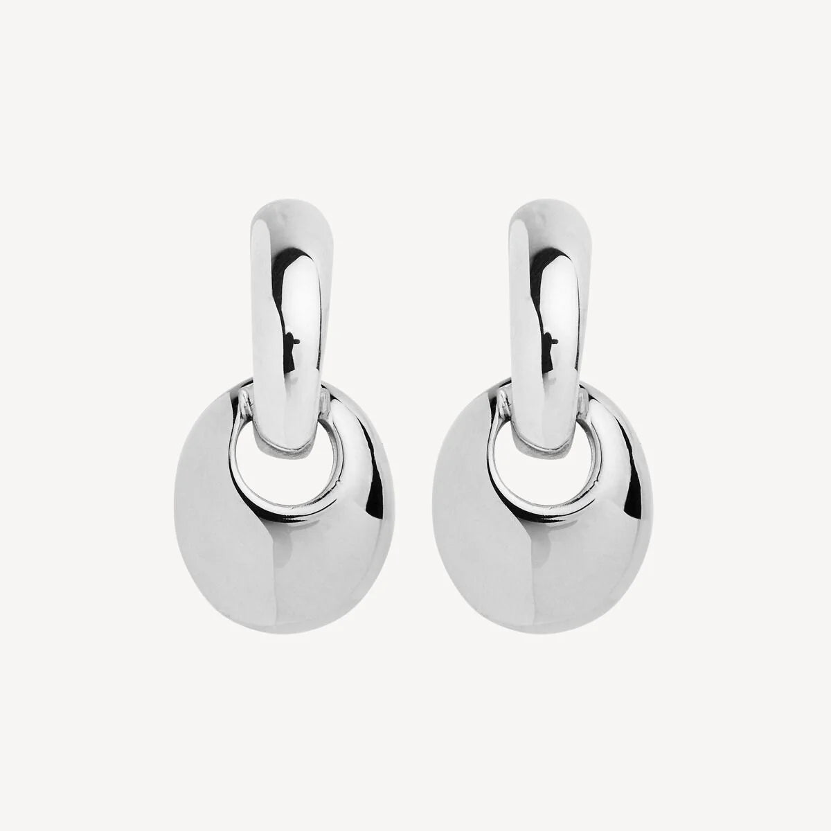 NAJO CURL HOOP STUD EARRINGS