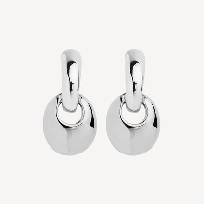 NAJO CURL HOOP STUD EARRINGS