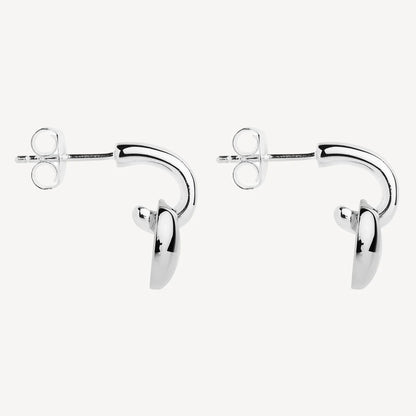 NAJO CURL HOOP STUD EARRINGS