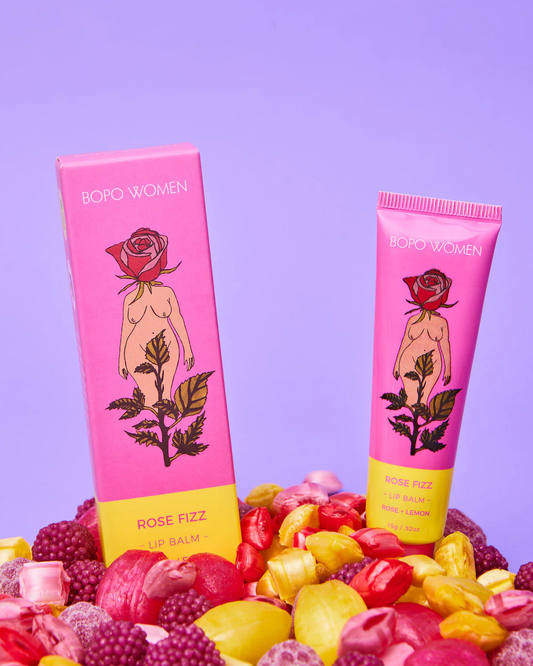 BOPO LIP BALM ROSE FIZZ