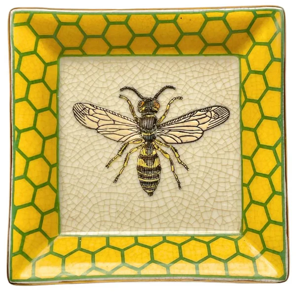 JARDINER  ABEILLE WALL PLATE - JAUNE