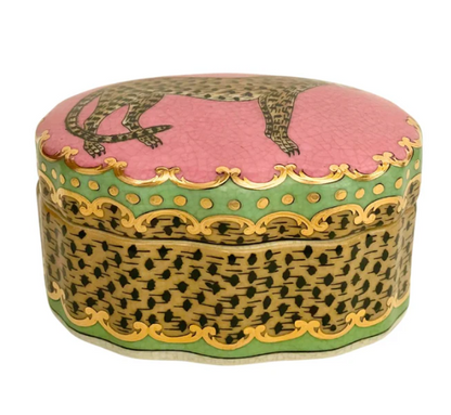 ISLA TRINKET BOX LEOPARDO