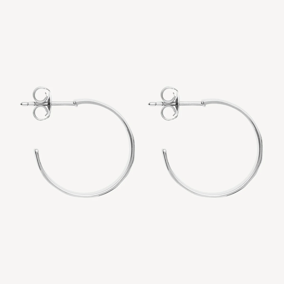 NAJO SILVER LA DOLCE VITA HOOP EARRING