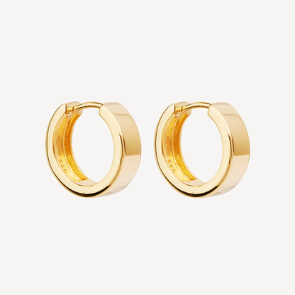 NAJO GOLD PLATED STELLA HUGGIE EARRING