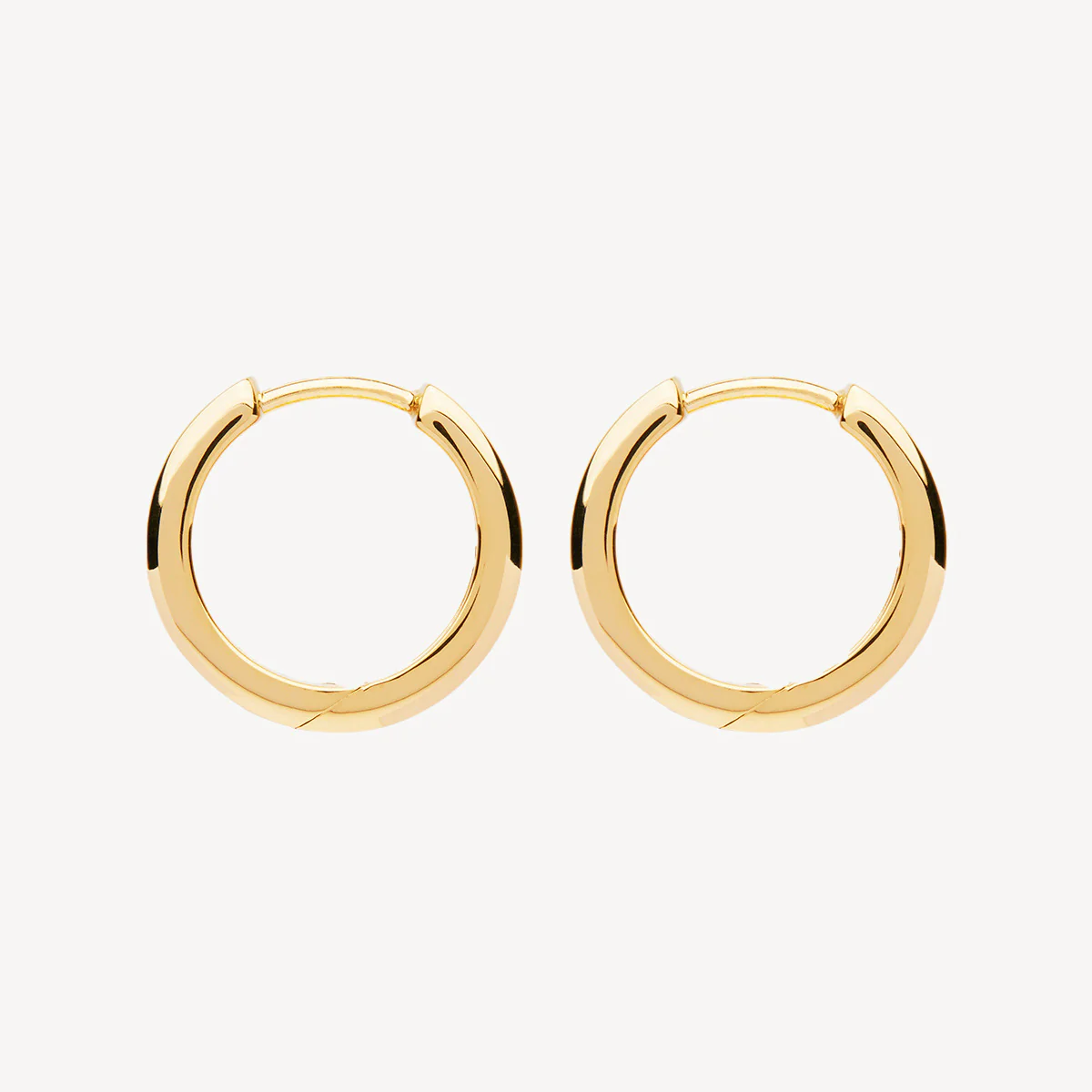 NAJO GOLD PLATED STELLA HUGGIE EARRING